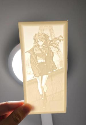EVA Asuka Lithophane