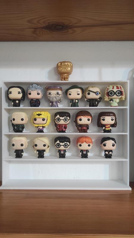 MINI DECORATIVE SHELF FOR FIGURINES (WIDE MODEL WITHOUT BOTTOM) - DISPLAY STAND