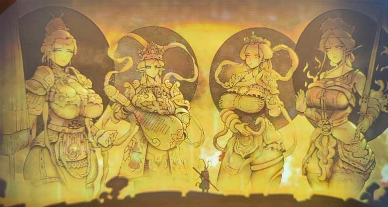 Black Myth: Wukong Four Great Lords Colored Lithophane (Read the introduction first)