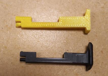Latch for holder for Garmin Zumo 390