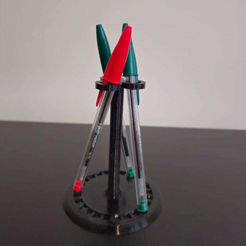 Porte stylo or roses stlflix