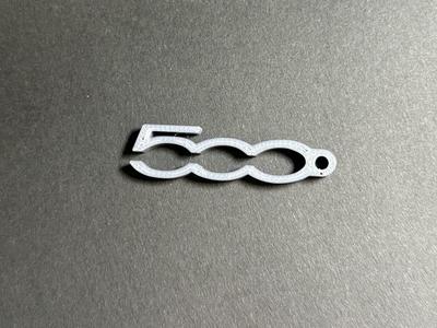 Fiat 500 Keychain
