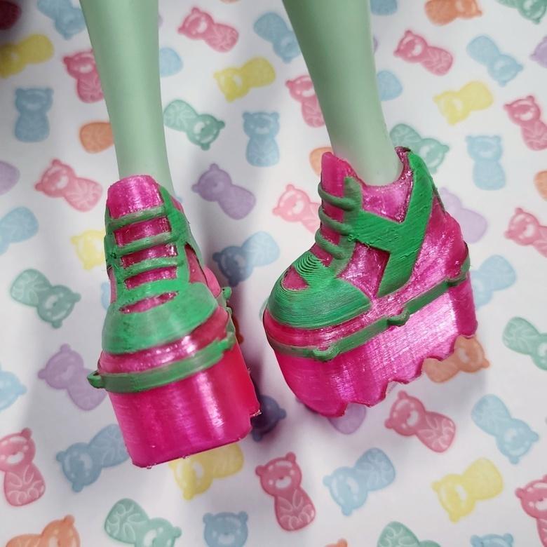 G3 Monster High & Rainbow High High-Top Platform Sneakers