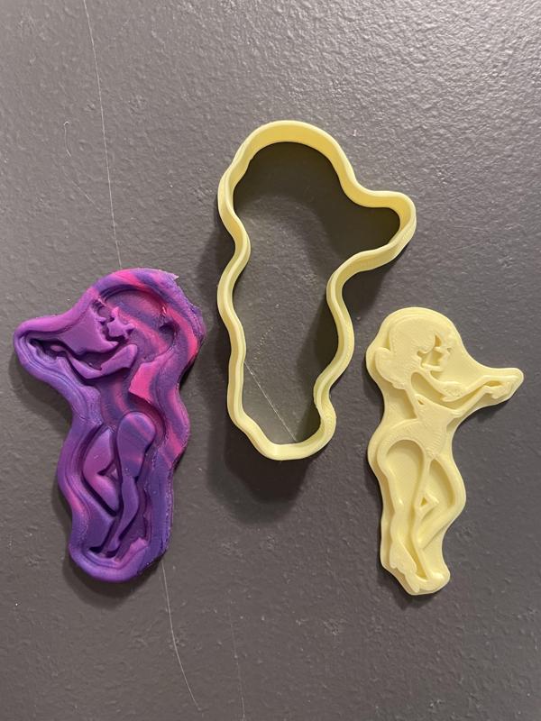 Burlesque dancer cookie cutter