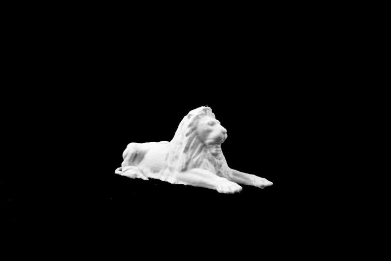 Lion Sculpture in Camden Lock, London