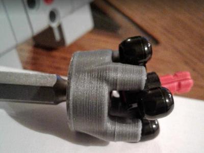 Lego Technics Driver to 1/4" Hex Adapter
