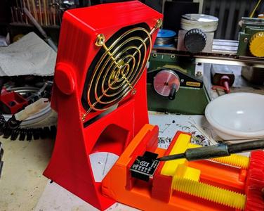Fume Extractor & Filter (for soldering, etc)