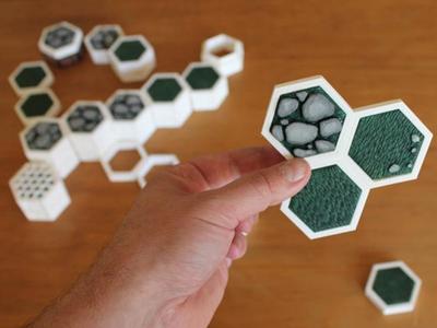 Open Board Game. Pavement Surface Brick