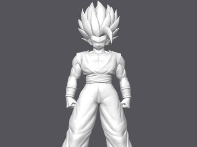 Gohan Beast 3D Model 
