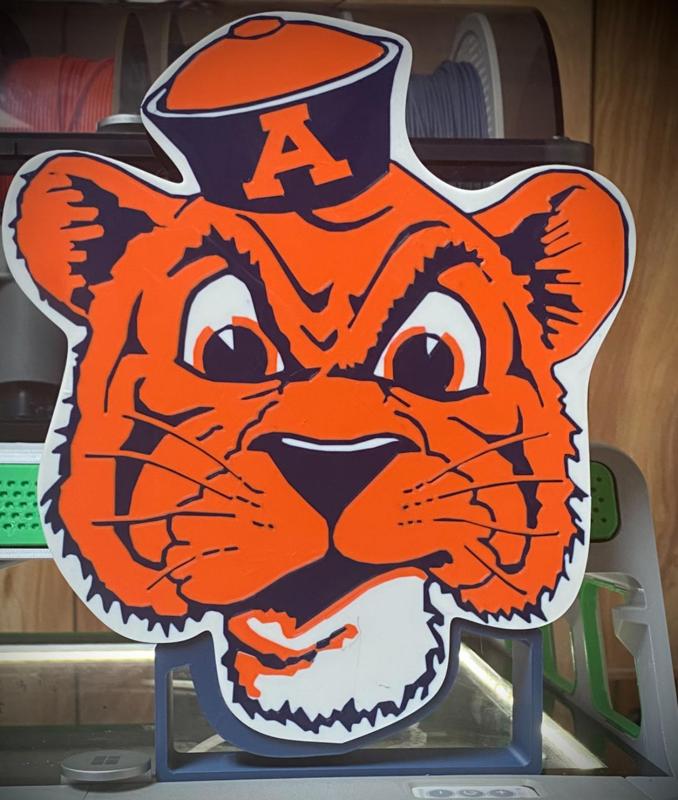 Auburn University Old Mascot(Aubie) Light Box
