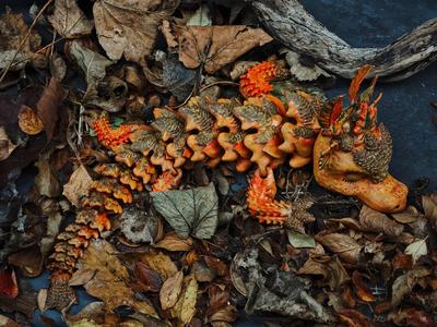Articulated Autumns Dragon - By Vixvvo3D