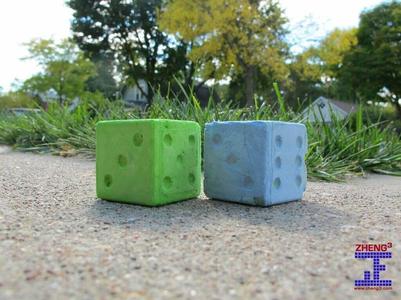 Dice Mold, Sidewalk Chalk