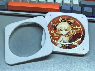 75mm Badge Protector Case