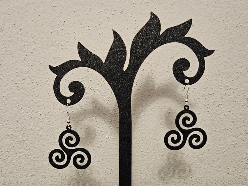 Celtic earrings - Triskelion