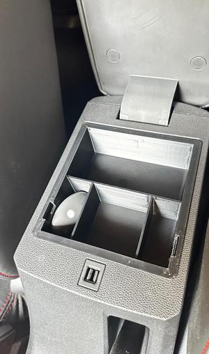 MG ZS arm rest drawer armrest holder cassetto