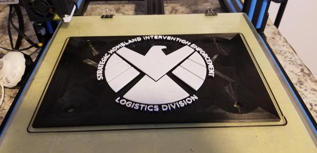 Agents of Shield Logo and License Plate