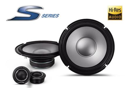 Audi A4 B9 adapter set for Alpine S2-80 speaker.