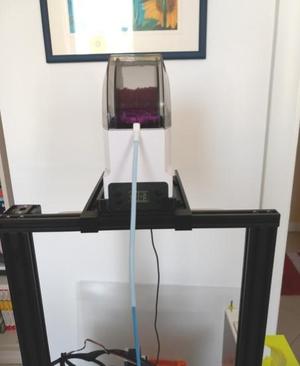 Ender 3 Max Top Rail Mount for eSun Filament Dryer Box