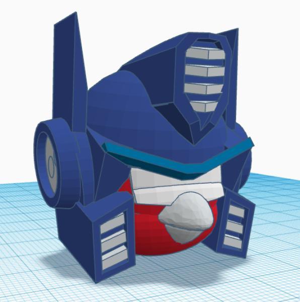 Head Angry Birds Transformer 