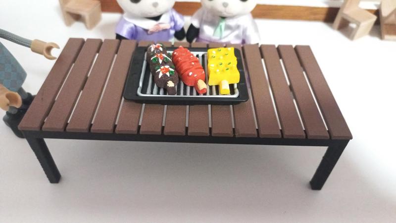 Garden table for a dollhouse