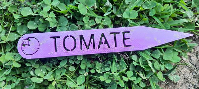 Vegetable garden spikes - Pinchos con nombre para huerto