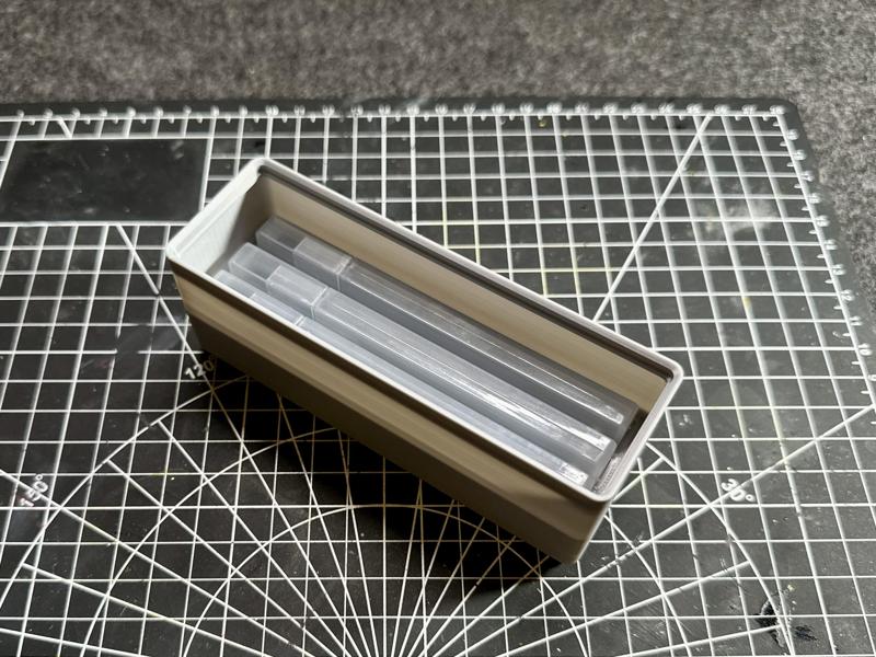 Gridfinity glass file holder