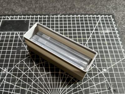 Gridfinity glass file holder