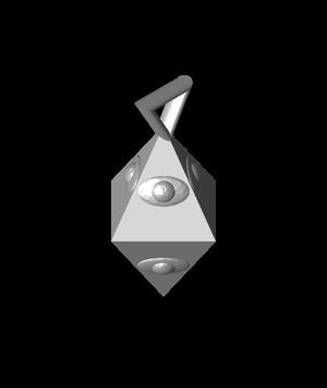 Not just a pyramid keychain
