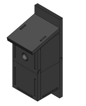 Small Bird Nesting Box