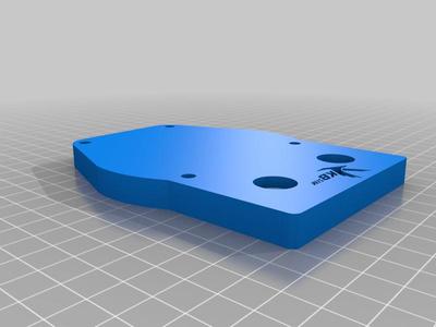 Rig mount adapter plate for VKB Gunfighter base.