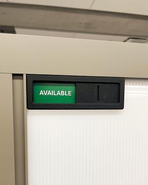 Available/Occupied Sign