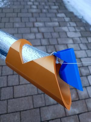 Zuschnittlehre für Isolierung Ø70mm