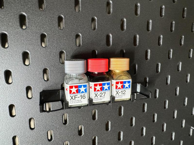 Tamiya 10ml Enamel Holder - Ikea Skadis Collection