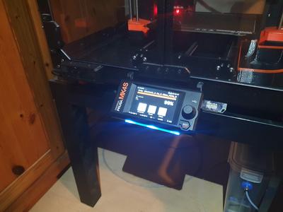 MK4S xLCD Vers. A backcover for prusa enclosure with integrated LED diffusor