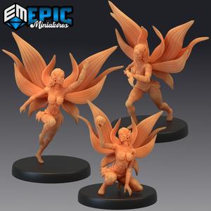 Dark Fairy Set / Female Nature Spirit / Forest Fey