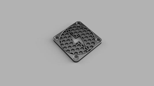 40mm Fan Guard with Lightning Bolt Design