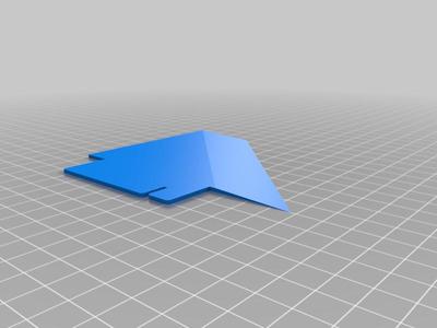 Half fin of Doorknob rocket