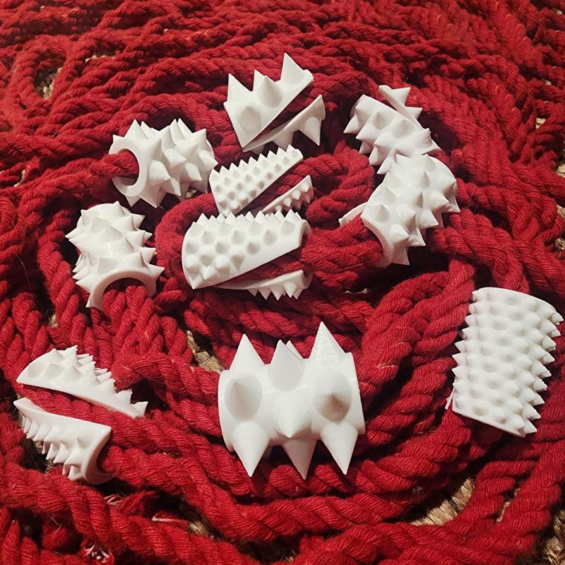 Rope bondage spikes | Shibari thorns (round)