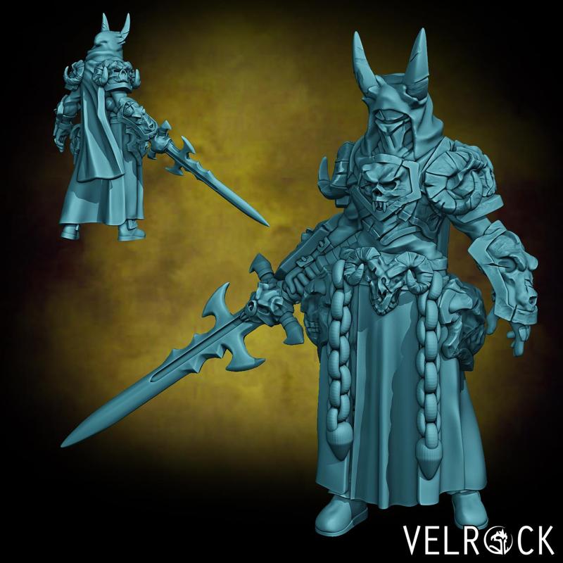Death Knight with Greatsword (Female) (Pre-supported)