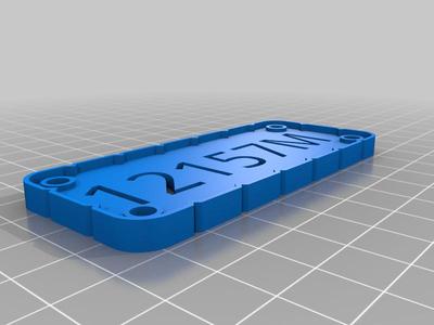 Team 15127M License Plate