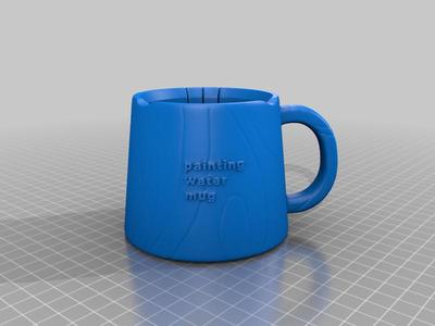 painting water mug