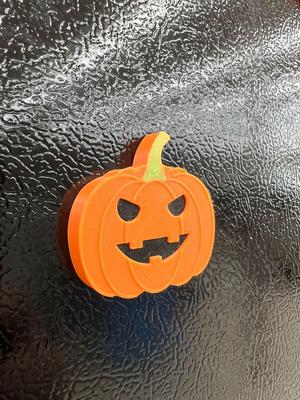 Spooky fridge magnets - Angry Blocky - Print in place