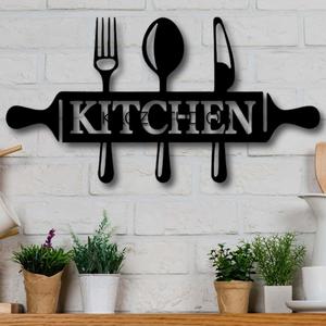 KITCHEN sign kitchen wall art chefs kitchen wall decoration