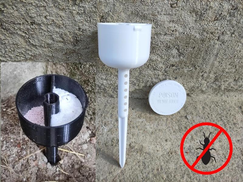 Garden Ant Bait Station Stake