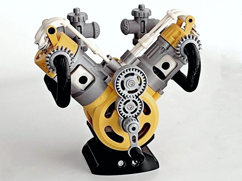 V90 Pushrod OHV Engine