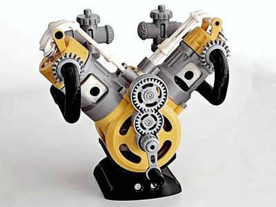 V90 Pushrod OHV Engine