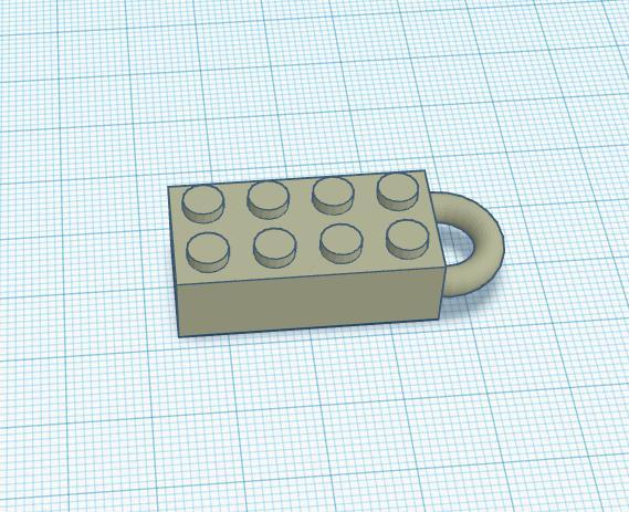 Klembaustein Schlüsselanhänger