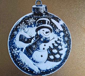 Snowman bauble