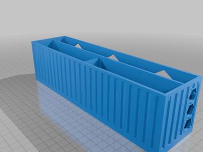 40ft Container for Carrera HYBRID  250x20mm Barriers (+ Track Clips) 