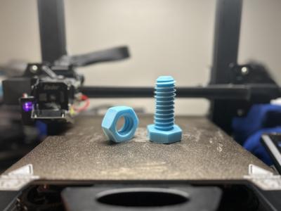 Hex Bolt & Nut Fidget
